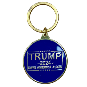 Trump 2024 "Save America Again" Keychain