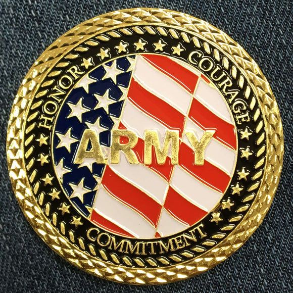 ARMY VETERAN COIN