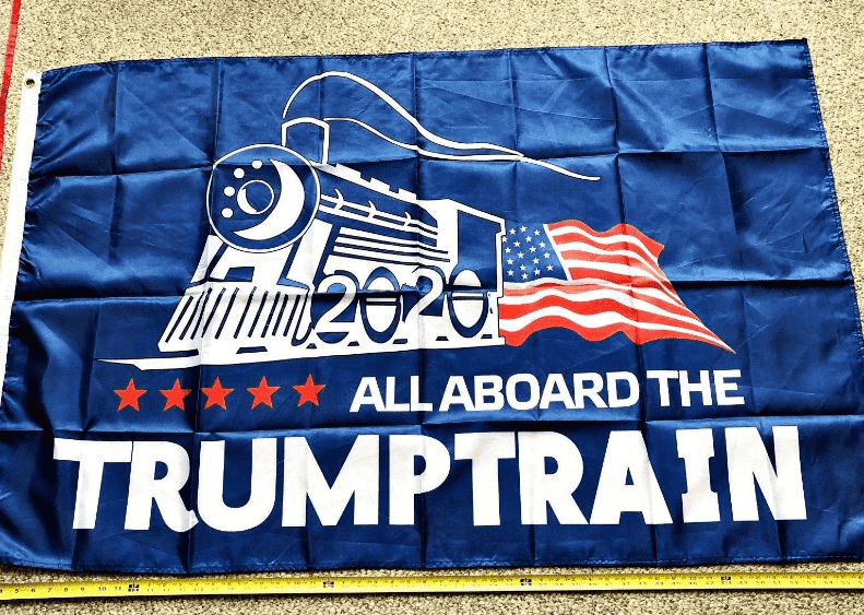 Trump Train Flag – Patriot Powered Products