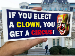 Biden Clown Bumper Sticker