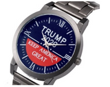 "Keep America Great" Trump Watch - Navy Face