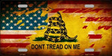 Don't Tread On Me License Plate