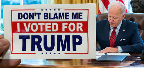Don't Blame Me, I VOTED for TRUMP Bumper Sticker - Subscriber Exclusive