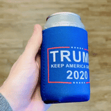 Blue Trump 2020 Drink Koozie
