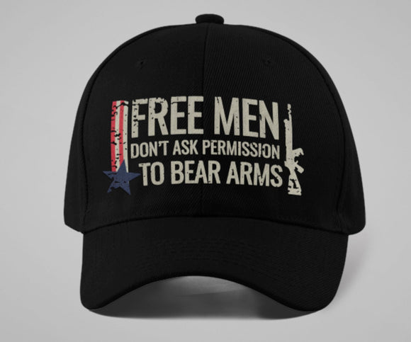 Free Men Bear Arms Hat