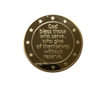 Gold God Bless America Coin - Subscriber Exclusive
