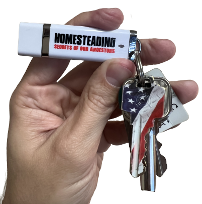 Homesteading Secrets Of Our Ancestors - Flash Drive Library