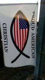 Proud American Christian Flag