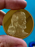 Jesus Christ Last Supper Collectable Coin - Gold Plated