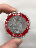 Death Smiles At Everyone, Marines Smile Back Coin [Marine Corp Edition]
