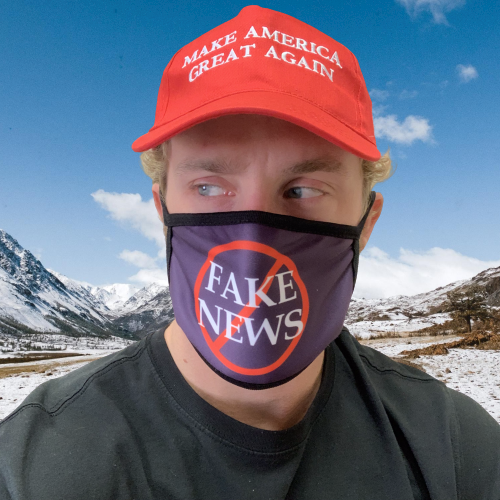 LIQUIDATION - Fake News Mask