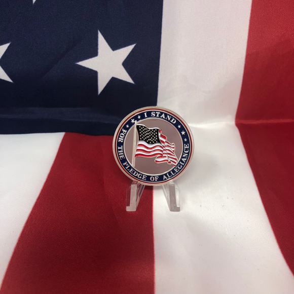 Silver Pledge of Allegiance Coin – Patriot Powered Products
