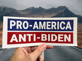 Anti-Biden, Pro-America Sticker