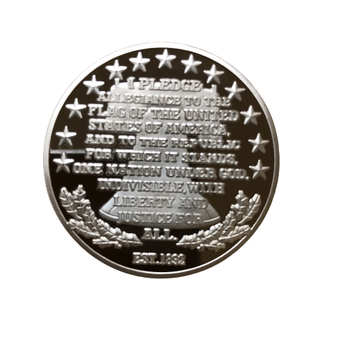 Silver Pledge of Allegiance Coin – Patriot Powered Products
