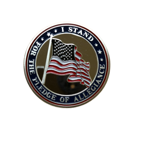 Silver Pledge of Allegiance Coin – Patriot Powered Products