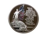Silver Star Spangled Banner Coin