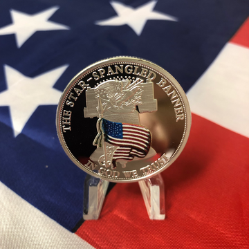 Silver Star Spangled Banner Coin - Subscriber Exclusive