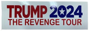 Trump 2024 "The Revenge Tour" Bumper Sticker
