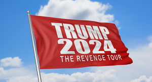 Red Trump 2024 "The Revenge Tour" Flag